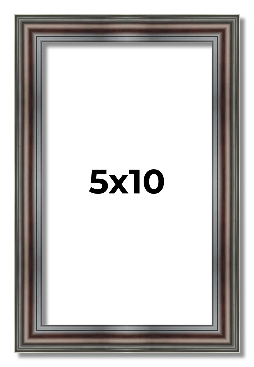 Panoramic Shadow Box 1.75" Deep Brown Frame - UV Acrylic, Backing, Hanging Hardware